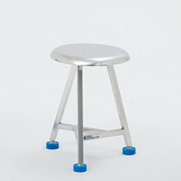 Cleanroom Stool; ISO 5, 304 or 316 Stainless Steel, 20