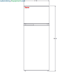 Thermo Scientific Value Combination Refrigerator/Freezer 1°C to 12° C 7.1 Cu. Ft. TSV07CPSA