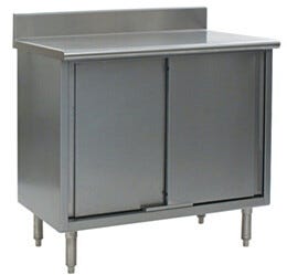 Eagle Stainless Steel Table with Backsplash 48