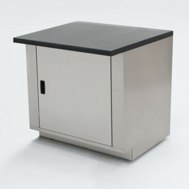 36” wide stainless steel base cabinet with epoxy table top; ideal for biochemistry labs and proteomic research  |  1725-12