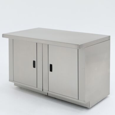 48” wide stainless steel laboratory base cabinet with 2 doors  |  1725-03 displayed