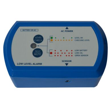 Low level alarm with optional remote alert capabilities  |  6900-82 displayed