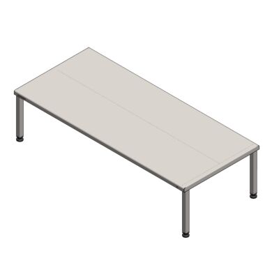 Extra-large cleanroom gowning bench; 70”W x 31”D x 18”H, 304 stainless steel  |  1540-28 displayed