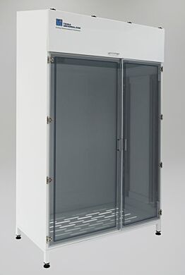 Large Steel Sloped Top Storage Cabinet wtih SDPVC Doors  |  4101-15C-220 displayed