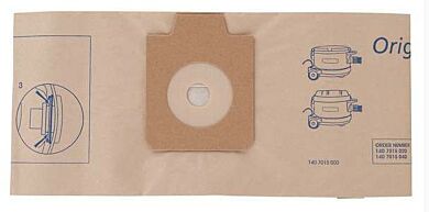 Non-reusable paper bag for dry contents  |  1001-01 displayed