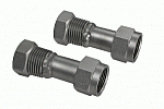 Two adapters M16x1 female to NPT 1/4