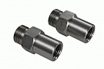 Two adapters M16x1 male to NPT 1/4