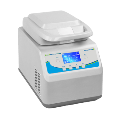 BeadBlaster 24R Refrigerated Microtube Homogenizers by Benchmark Scientific with a 24 x 2.0ml tubes capacity and a temperature range of -10°C to ambient  |  2815-PP-05 displayed