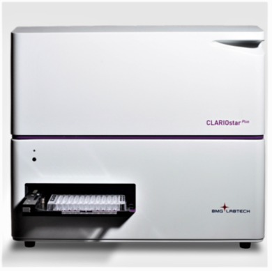 CLARIOstar Plus Multi-Mode Plate Reader with LVF Monochromators, filters and UV/Vis spectrometer samples 100 measurements/second  |  8000-89 displayed