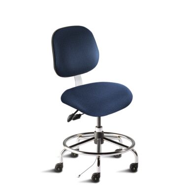 Biofit Elite Series Navy Desk Chair, Ergonomic, 18
