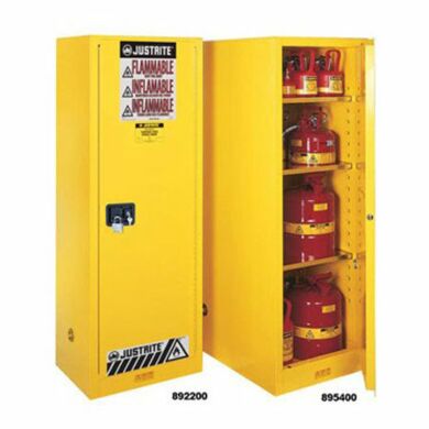 Sure-Grip EX deep SlimLine safety cabinets provides OSHA-, NFPA-compliant protection and containment of flammable materials  |  1618-21 displayed
