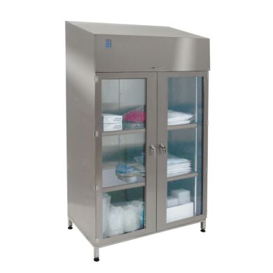 Stainless Steel Garment Storage Cabinet  |  4205-76B displayed