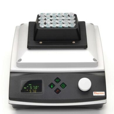 Digital Heating Shaking DryBath is ideal for busy labs working with DNA extractions and enzymatic reactions