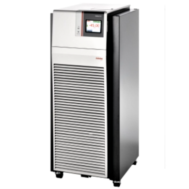 PRESTO A45 and A45t Air-Cooled Process System by Julabo for dynamic temperature control for components and material testing in automotive and space industries  |  2440-PP-03 displayed