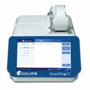 SmartDrop Nano L Spectrophotometer with an LED light source, silicon detector and fixed 0.5mm path length for basic DNA/RNA/protein quantification and purity  |  1017-50 displayed