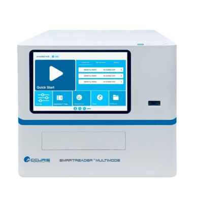 SmartReader Multimode Microplate Reader by Accuris accepts various well-plates for absorbance, luminescence and fluorescence applications  |  2824-PP-09 displayed