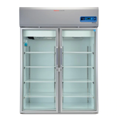 51.1 cu. ft. glass door chromatography refrigerator with a 3°C to 7°C temperature range and auto defrost; GMP Clean Room Class A / ISO 6 (ISO EN 14644-1) compat  |  1620-96 displayed