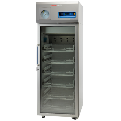 23.0 cu. ft. EnergyStar and GMP Clean Room compliant model for pharma and vaccine storage detects usage patterns; shown with optional chart recorder  |  
