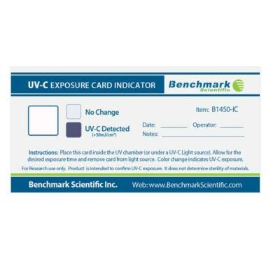 UVC Indicator Card B1450-IC for UVClave ultraviolet Chambers by Benchmark Scientific