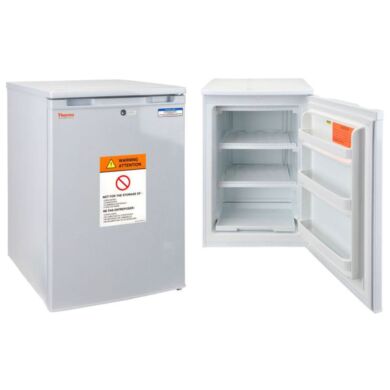 Economical and compact freezers for routine lab storage in various capacity sizes with CFC-free refrigerant, adjustable temperature control and manual defrost  |  1536-PP-02 displayed
