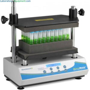 Heavy-duty BenchMixer XL provides hands-free mixing in tubes, flasks, vials or cylinders for up to 100 hours; ideal for use in medium to high-throughput labs | 2829-26 displayed