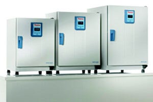 Heratherm General Protocol Microbiological Incubators by Thermo Fisher Scientific with gravity convection in 75L, 117L and 194L capacities | 1799-PP-01 displayed