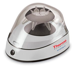Has a quiet and low vibration operation making them ideal micro volume benchtop centrifuges | 3615-83 displayed