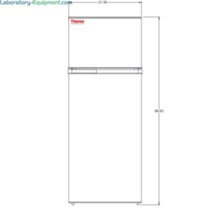 7.1 cu. ft. TSV07CPSA Combo Refrigerator/Freezer by Thermo Fisher Scientific; SNAP-Compliant model includes 3 adjustable shelves and 1 drawer | 1720-08A displayed