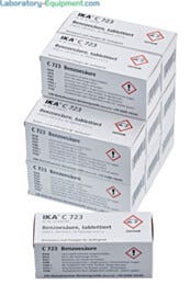 With IKA-certified gross calorific value for Standard-calibrations  |  6925-81 displayed