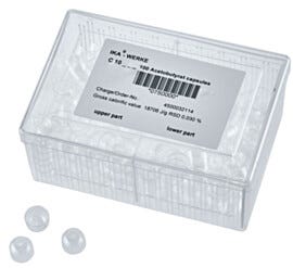 Capsules prevents splashing of the sample when igniting  |  6925-73 displayed