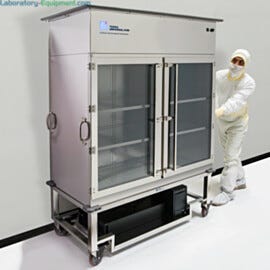 PureFlow Laminar Transport Cart system provides an uninterrupted vertical laminar flow of HEPA-filtered air in the storage area  |  1529-68 displayed