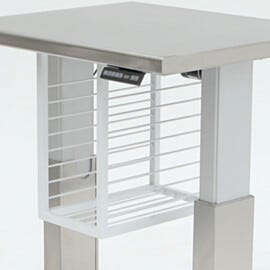 A convenient space-efficient CPU rack | 1741-19 displayed