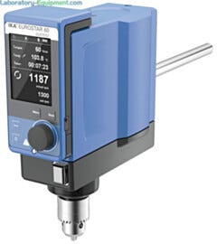 EUROSTAR 60 control Overhead Stirrer with wireless and Bluetooth technology ideal for use in fume hoods and biosafety cabinets; 40L capacity  |  6926-91 displayed