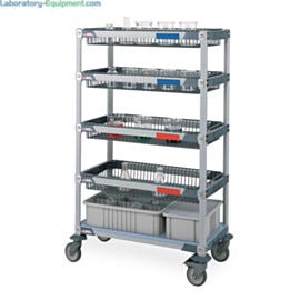 MetroMax i Microban Glassware Cart with 4 baskets (order glassware and containers separately)  |  1533-22 displayed