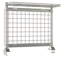 Designed to optimize workspace efficiency, the included shelf and SmartWall Grid ensure essential items stay within reach   |  1542-44 displayed