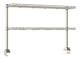 Engineered to optimize workspace efficiency and organization the 2 included shelves keep frequently used items within reach and off the work surface  |  1542-41 displayed