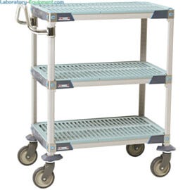 3 shelf MetroMax i Utility Cart with a lifetime warranty   |  1403-06 displayed