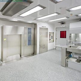 Biocontainment laboratories by Germfree offer ISO-rated modules configured in multi-building, multi-level layouts.