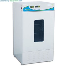 myTemp 65HC Heating and Cooling Incubator by Benchmark Scientific has a 2.3 cu. ft. capacity, a powerful compressor and a stainless steel interior  |  2828-06 displayed