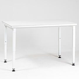 Ceanroom-compliant, ISO 7 construction with sealed non-dissipative laminate, powder-coated base  |  1724-00A displayed