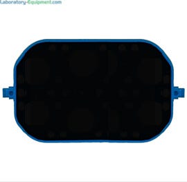4.5" x 3" Mini Rocking Platform with rubber mat for Roto-Mini Plus Rotators by Benchmark Scientific | 2829-75 displayed