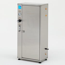Compact nitrogen generator with purity control, low-pressure alert, and prefilters  |  2700-12C displayed