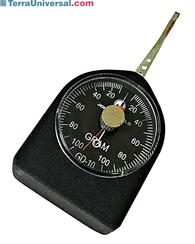 Wire-bond strength tester gauge/hook.  |  9101-34A displayed