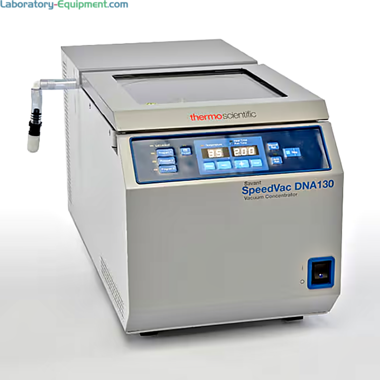 The Savant SpeedVac DNA vacuum concentrator from Thermo Fisher, a compact and efficient integrated system for DNA and RNA applications  |  3648-92 displayed