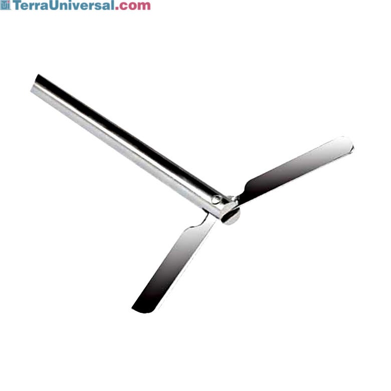 316 stainless steel centrifugal impeller, for mid to high speed mixing, fits OS-20L and OS-40L Overhead Stirrers by Benchmark Scientific; IPS2050-P-S2 | 6927-35 displayed