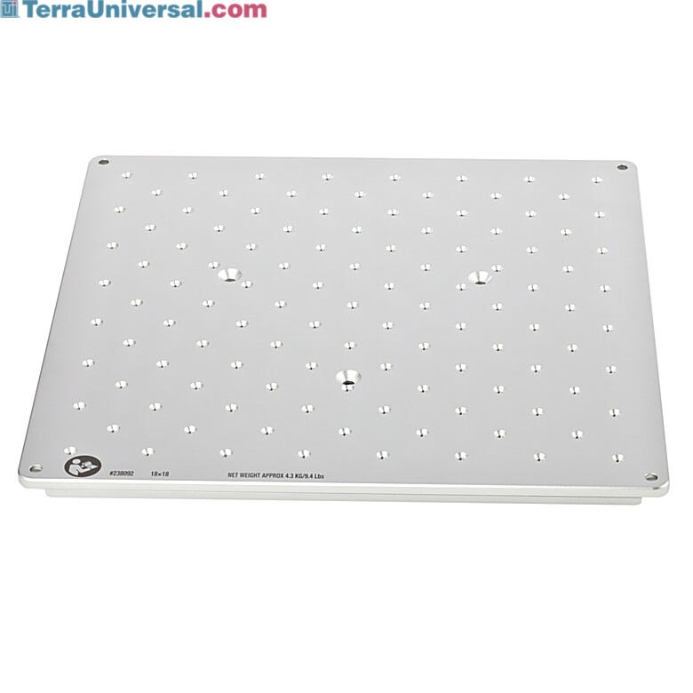 Single and Dual Stack Universal Platforms 18 x 18 in. for Solaris 2000; upgrade kit (SK1818DK) includes screws and supporting rod