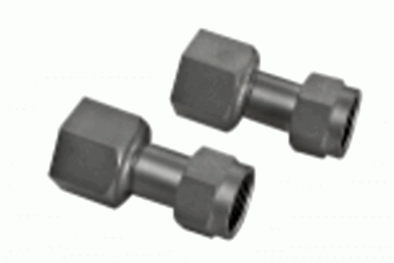 Two adapters M16x1 female to NPT 3/8