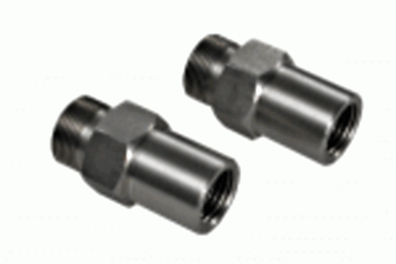 Two adapters M16x1 male to NPT 1/4