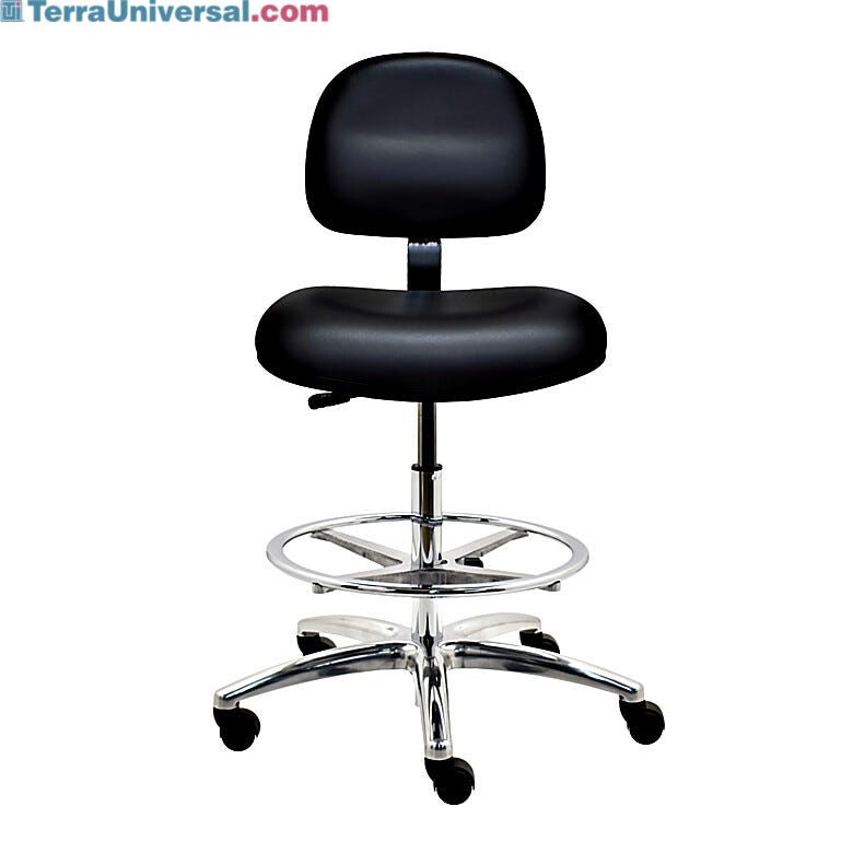 AL-10 vinyl cleanroom chair ideal for cleanroom environments
