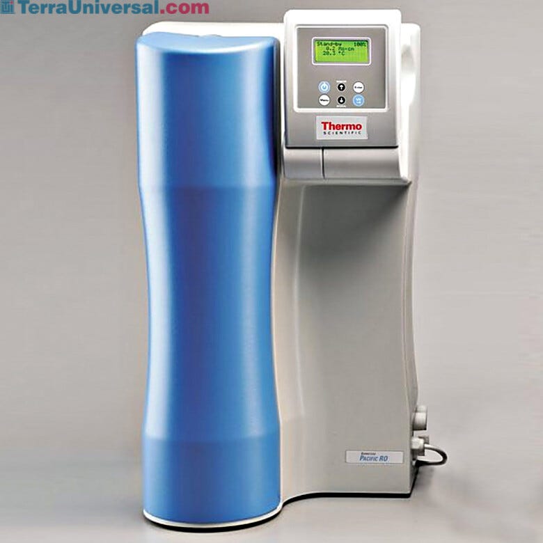Modular and economical Barnstead Pacific RO Water Purification System by Thermo Fisher Scientific in five permeate flows for effective reverse osmosis  |  1729-19 displayed